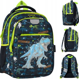 PLECAK SZKOLNY DINO SWIEC W CIEM STK-15 PB1/12 3