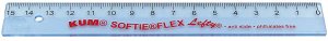 WEDO Lineal 15 cm für Linkshänder KUM Lefty L1 Softie Flex 1