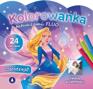 Kolorow.z tatuaż.FLUO Czarodziejki 78831  1