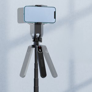Blavec Selfie Stick Aluminium Fusion P08 tripod + pilot + 1 lampa 2,2 metra (SSFP08-TR1LB22) czarny 5