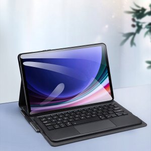 DUX DUCIS etui TK składane z klawiaturą bezprzewodową do SAMSUNG Tab S9/S9 FE/S10 FE czarne 2