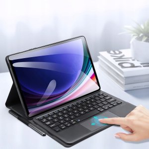 DUX DUCIS etui TK składane z klawiaturą bezprzewodową do SAMSUNG Tab S9/S9 FE/S10 FE czarne 5