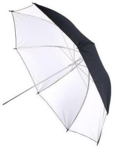 BIG Helios umbrella 100cm, white/black (428302) 1
