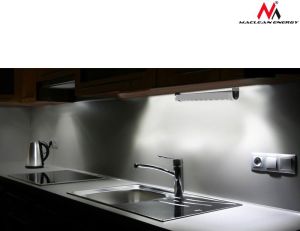 Maclean Lampa kuchenna podszafkowa 9 SMD, pir on/off (MCE166) 3