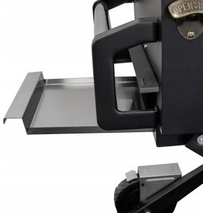 Duży Grill węglowy LUX premium stalowy HEATWAVE z żeliwnym rusztem 139x57x100 cm 15