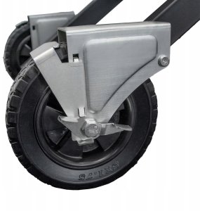 Duży Grill węglowy LUX premium stalowy HEATWAVE z żeliwnym rusztem 139x57x100 cm 9