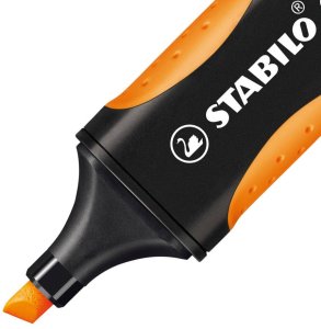 STABILO GREEN BOSS, 1 pc(s), Orange, Chisel tip, Black, Orange, Plastic, 2 mm 3