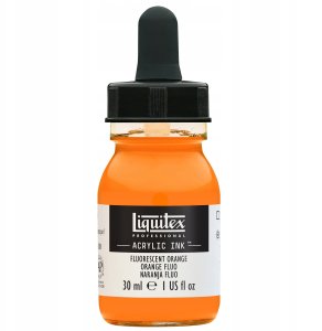 Proff. acrylic ink 30ml flourescent orange 982 1