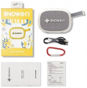 FiiO Snowsky Anywhere - white - Przenośny głośnik Bluetooth 5