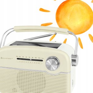 RADIO FM SOUNDMASTER TR480BE z PANELEM SŁONECZNYM O MOCY 0,3Wp, 3W, AKU Li-Ion 5