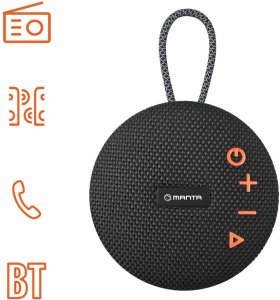 Głośnik Manta Głośnik przenośny bezprzewodowy bluetooth SPK02GO Mały Lekki Wytrzymały 3