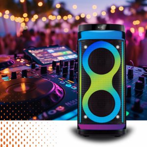 Głośnik Karaoke bluetooth Power Audio ARGOS z mikrofonem 6