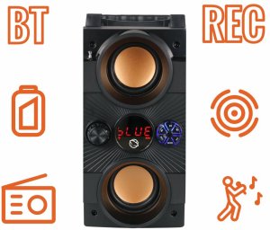 Głośnik Manta Głośnik przenośny bluetooth z mikrofonem radio FM FORTINO 2