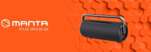 Głośnik Manta Głośnik przenośny bluetooth ATLAS Powerbank 2