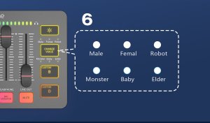 Fifine Mikser Sound Card SC3W biały USB z RGB XLR 2 - kanałowy 7
