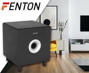 Kolumna Fenton Subwoofer aktywny 8" 200W SHFS08B do kina domowego one size 7