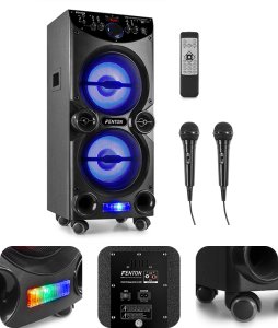 Aktywna kolumna karaoke 2x 10" LED LIVE2104 Fenton one size 1