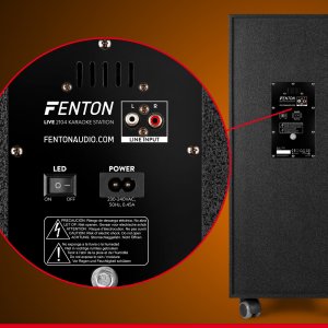 Kolumna Fenton Aktywna kolumna karaoke 2x 10" LED LIVE2104 one size 20