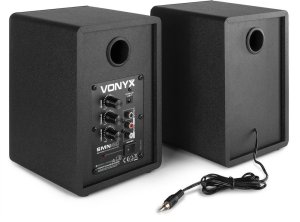 Głośniki komputerowe Vonyx Aktywne głośniki studyjne SMN40B 100W - czarne one size 7