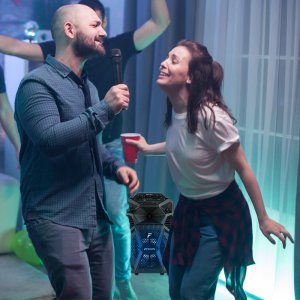 Kolumna mobilna 100W LED FPC8T akumulator one size 15