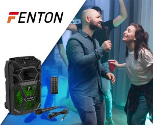 Kolumna mobilna 100W LED FPC8T akumulator one size 2