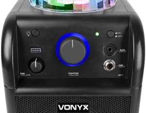 Głośnik bluetooth karaoke czarny z efektem LED SBS50B one size 9