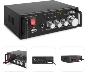 Wzmacniacz karaoke MAX AV340 z Bluetooth - 2x 50W one size 2