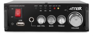 Wzmacniacz karaoke MAX AV340 z Bluetooth - 2x 50W one size 3