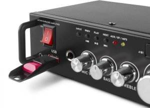 Wzmacniacz karaoke MAX AV340 z Bluetooth - 2x 50W one size 6