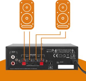 Wzmacniacz karaoke MAX AV340 z Bluetooth - 2x 50W one size 10