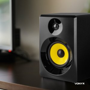 Głośniki komputerowe Vonyx SMN50B aktywne monitory studyjne głośniki 140W - Czarne one size 12