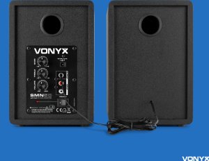 Głośniki komputerowe Vonyx SMN50B aktywne monitory studyjne głośniki 140W - Czarne one size 15