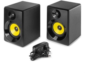 Głośniki komputerowe Vonyx SMN50B aktywne monitory studyjne głośniki 140W - Czarne one size 2