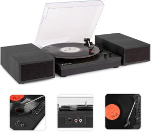 Gramofon RP165B Fenton głośniki BT czarny one size 3