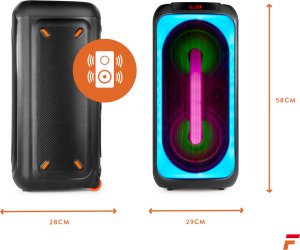 Głośnik Fenton Głośnik imprezowy BoomBox500 z diodą LED one size 25