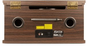 Gramofon Fenton Gramofon Memphis BT CD DAB+ FM USB brązowy one size 3