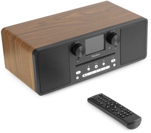 Miniwieża Audizio CD/BT/DAB+/radio internetowe brązowe one size 1