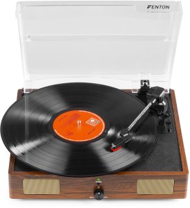 Gramofon Fenton Gramofon RP106W głośniki USB brązowy one size 12