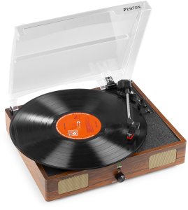 Gramofon Fenton Gramofon RP106W głośniki USB brązowy one size 2