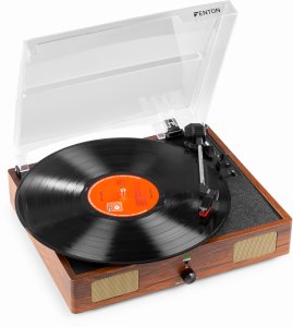 Gramofon Fenton Gramofon RP106W głośniki USB brązowy one size 23