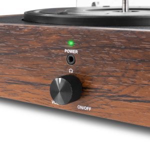 Gramofon Fenton Gramofon RP106W głośniki USB brązowy one size 6