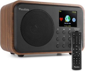 Radio Audizio Radio internetowe WIFI/DAB+/radio FM akumulator Vicenza brązowe one size 12