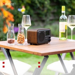 Radio Audizio Radio internetowe WIFI/DAB+/radio FM akumulator Vicenza brązowe one size 15