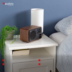 Radio Audizio Radio internetowe WIFI/DAB+/radio FM akumulator Vicenza brązowe one size 16