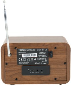 Radio Audizio Radio internetowe WIFI/DAB+/radio FM akumulator Vicenza brązowe one size 17