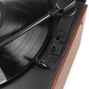 Gramofon retro Frisco Audizio z radiem DAB brązowy one size 14