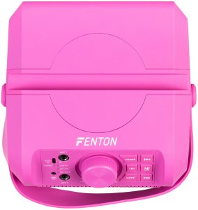 Głośnik Fenton Głośnik Karaoke LED 2x mikrofon KAR50P różowy one size 12