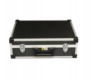 Walizka aluminiowa  czarna - 440x350x140 mm 2