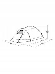 Outwell Tent | Cloud 2 | 2 person(s) | Žalias 2