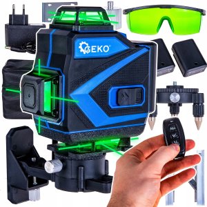 Laser krzyżowy 360° 4D + 2xAKU + walizka + akcesoria (4) 1